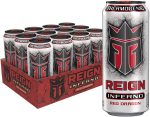 Reign Inferno Red Dragon， Thermogenic Fuel， Fitness and Performance Drink， 16 Fl Oz (Pack of 12)